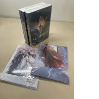 Zhen Hong - The Guardian, a three-volume collection that includes two sets of figurines of characters from the books