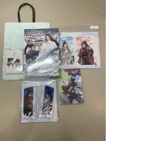 Gift set including a book, two sets of photo cards, two sets of bookmarks, gift bag