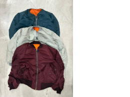 Set of 3 SECONDHAND colourful jacketswith orange inside
