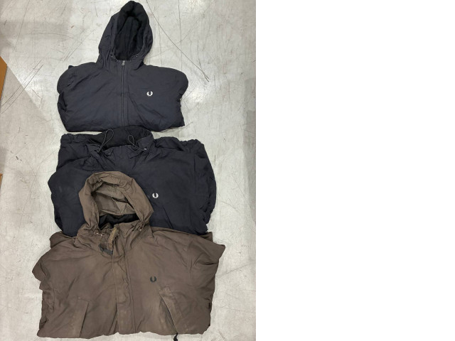 Set of 3 SECONDHAND hooded FP dark jackets Set of 3 SECONDHAND hooded FP dark jackets