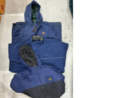 Set of 3 SECONDHAND dark blue hooded jackets