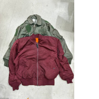 Set of 2 SECONDHAND colourful bomber jackets