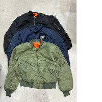 Set of 3 SECONDHAND bomber jackets with zip set #5 Set of 3 SECONDHAND bomber jackets with zip set #5