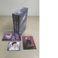 Koring Wong set Cats and Roses The kit includes two book two badges and a photo card.