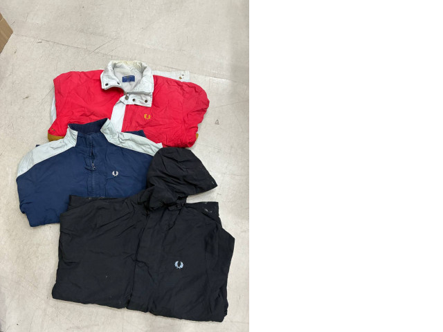 Set of 3 coloured FP jackets with collar Set of 3 coloured FP jackets with collar