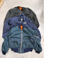 Set of 3 dark SECONDHAND bomber jackets set#6