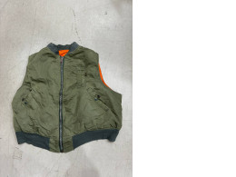 Dark geen vest with orange inside Dark geen vest with orange inside