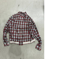 White red checkered shirt