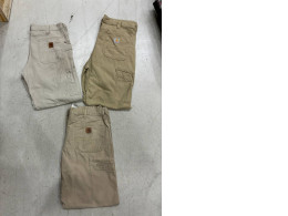 Set of 3 light SECONDHAND Charhatt pants