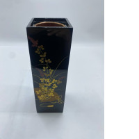 Japanese Vintage Lacquerware Flower Vase