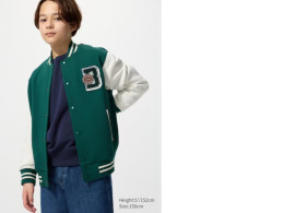 UNIQLO KIDS Dry Sweat Stadium Jacket