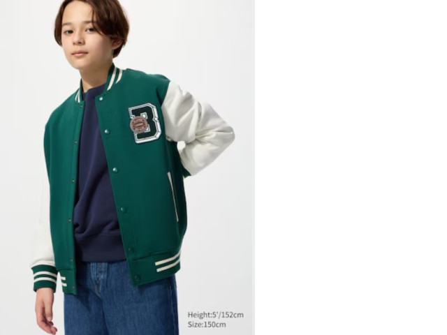 UNIQLO KIDS Dry Sweat Stadium Jacket UNIQLO KIDS Dry Sweat Stadium Jacket