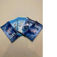 A set of five random photo cards