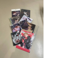A set of eight random photo cards