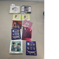 Set of ten random badges for clothing