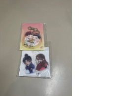 set of two keychains