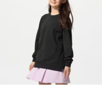 KIDS AIRism Cotton Crew Neck T-Shirt | Long Sleeve KIDS AIRism Cotton Crew Neck T-Shirt | Long Sleeve