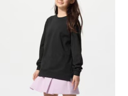 KIDS AIRism Cotton Crew Neck T-Shirt | Long Sleeve