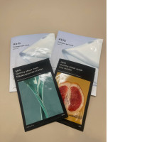 set of four face masks