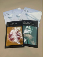 set of five face masks