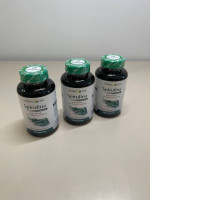 Khaolaor Spirulina 400 Organic Spirulina 3 Pack, 100 Capsules Per Pack