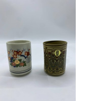 Set of 2 Glass, tea cup Vintage Japanese