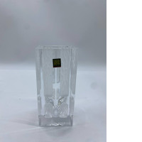 Hoya Winter Windows Crystal Etched Glass Vase