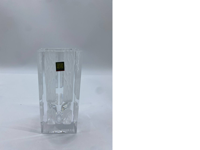 Hoya Winter Windows Crystal Etched Glass Vase Hoya Winter Windows Crystal Etched Glass Vase