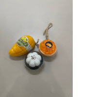 Set of three pieces of decorative soap Set of three pieces of decorative soap