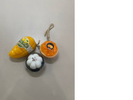 Set of three pieces of decorative soap