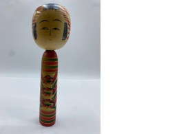 Vintage Signed Japanese Wood Kokeshi Doll