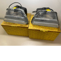 set of two headlights for a car