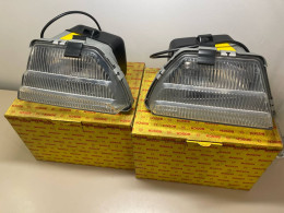 set of two headlights for a car
