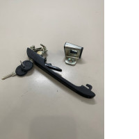 door handle with lock set
