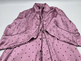 Women's purple polka dot pajamas 
