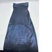 Women's purple strapless dress 