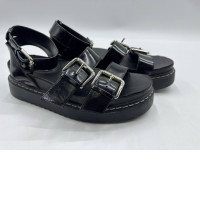 Shop Ava And Ever Ebony Flatform Shoes In Black