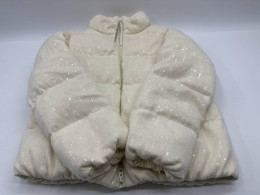  Women's Antonia Strass Embellished Puffer Coat In Cream White 