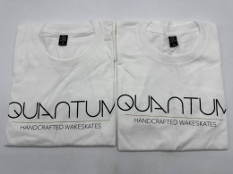 Set of 2 White QAUNTUM t-shirts