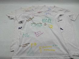 Set of 3 White round neck T-shirt