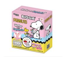 Bigga Strawberry Wafer with Peanuts Keychain 