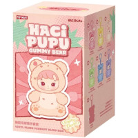 Set of 2 Pop Mart Labubu HACIPUPU Gummy Bear Series Viny 