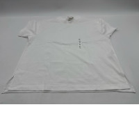 White short-sleeved round neck T-shirt