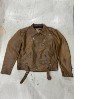 SECONDHAND Brown leather jacket