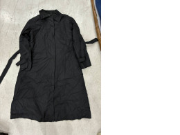 Black long men's coat with collar Black long men's coat with collar