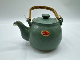 Turtle shell pattern clay teapot, size 1.5 liters, glass 