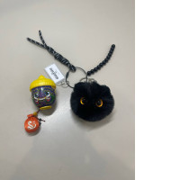 set of three keychains