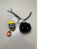 set of three keychains