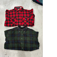 Set of 2 colourful checkered shirts