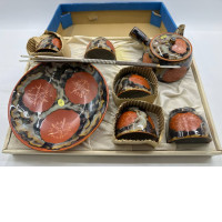 Set of 8 Glass teapot and teacup set for brewing Japanese green tea